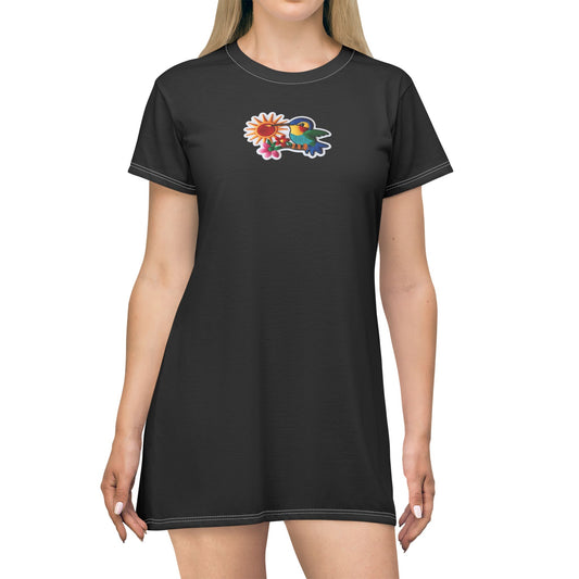 Hummingbird Casual Dress - Comfortable and Relaxing