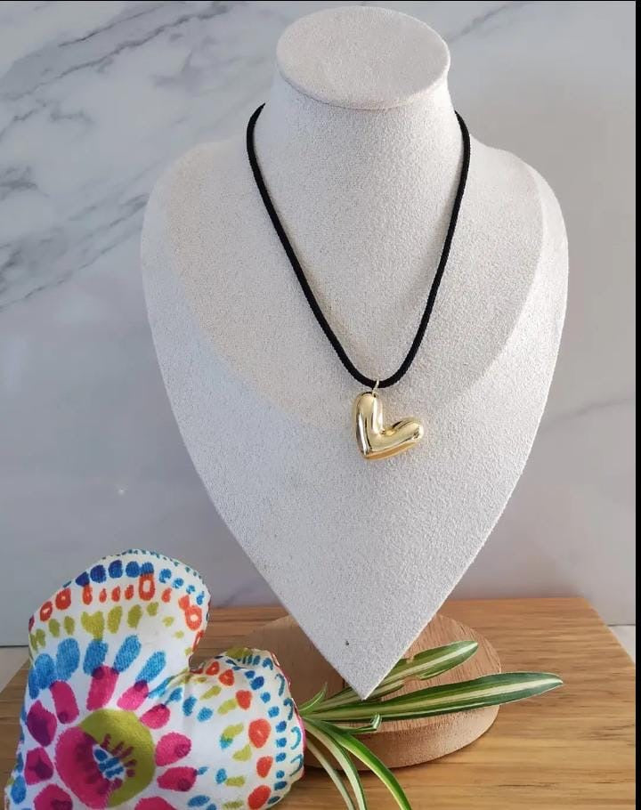 Gold-Plated Heart Necklace