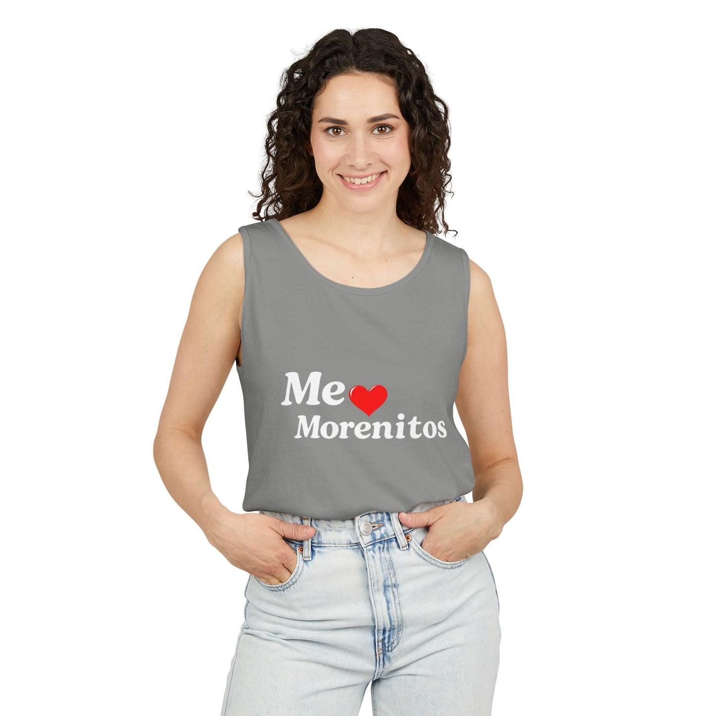 Heartfelt Unisex Tank Top, Casual Summer Wear, Love Gift, Festival Top, Everyday Comfort, Holiday Celebration