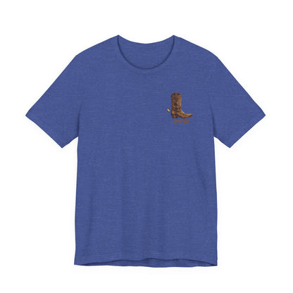 La Bota! La Bota! La Booota! , Funny T-Shirt, Unisex Casual Wear, Gift for Cowpoke Enthusiasts, La Booota Shirt, Western Style Apparel