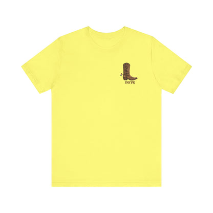 La Bota! La Bota! La Booota! , Funny T-Shirt, Unisex Casual Wear, Gift for Cowpoke Enthusiasts, La Booota Shirt, Western Style Apparel